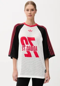 adidas Originals tricou din bumbac Jersey culoarea alb, KD2269 imagine