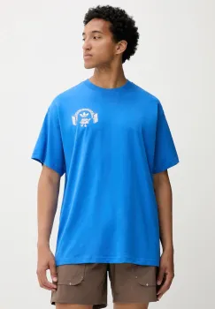 adidas Originals tricou din bumbac Music Fests Tee cu imprimeu, KR5104 imagine