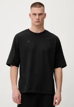 adidas Originals tricou din bumbac Oversize Tee culoarea negru, uni, JY1398 imagine
