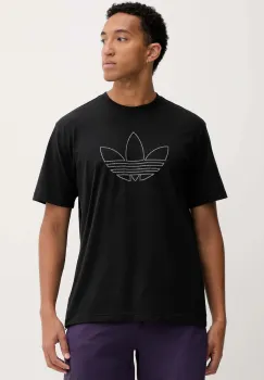 adidas Originals tricou din bumbac Studded culoarea negru, cu imprimeu, JY2806 imagine