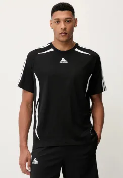 adidas Originals tricou din bumbac Teamgeist culoarea negru, cu imprimeu, KE0145 imagine