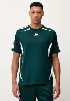 adidas Originals tricou din bumbac Teamgeist culoarea verde, cu imprimeu, KE0141 imagine