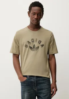 adidas Originals tricou din bumbac Trefoil cu imprimeu, JV7753 imagine