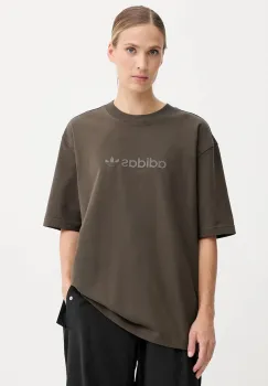 adidas Originals tricou Essentials culoarea verde, JX5535 imagine