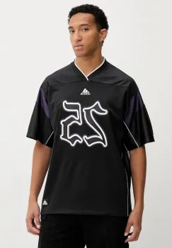 adidas Originals tricou FTB JRSY culoarea negru, cu imprimeu, JY2763 imagine