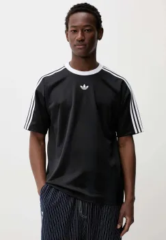 adidas Originals tricou Jacquard Jersey culoarea negru, cu imprimeu, JW5876 imagine