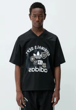 adidas Originals tricou OG Dept Jersey culoarea negru, cu imprimeu, KD6252 imagine