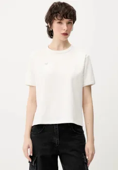 adidas Originals tricou P Ess T-Shirt culoarea alb, JW3654 imagine