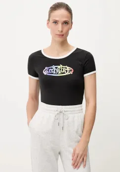 adidas Originals tricou PRIDE culoarea negru, JW0830 imagine