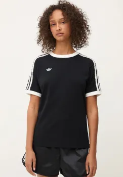 adidas Originals tricou Ruffle 3S Tee culoarea negru, KC8819 imagine