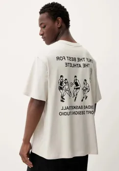 adidas Originals tricou Sport Design GFX culoarea bej, cu imprimeu, JW8621 imagine