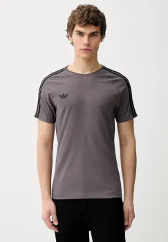 adidas Originals tricou Tight 3s culoarea violet, cu imprimeu, JX1541 imagine