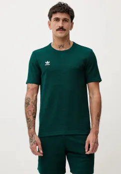 adidas Originals tricou Trefoil Essentials cu imprimeu, JW3513 imagine