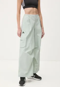 adidas pantaloni City Escape femei, culoarea gri, neted, JY0517 imagine