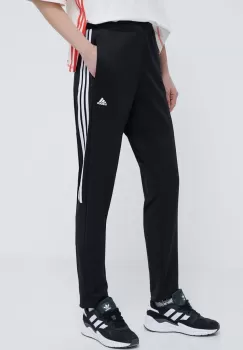 adidas pantaloni de antrenament TIRO culoarea negru, cu imprimeu, IS4554 imagine