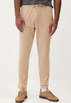 adidas pantaloni de trening 3-Stripes culoarea bej, uni, JX3336 imagine