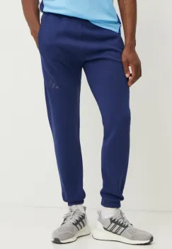 adidas pantaloni de trening ALL SZN culoarea albastru marin, neted, JC5361 imagine