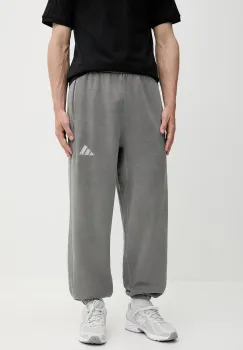 adidas pantaloni de trening ALL SZN culoarea gri, cu imprimeu, JL6534 imagine