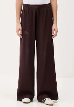 adidas pantaloni de trening All Szn Winterized culoarea maro, uni, KA5350 imagine