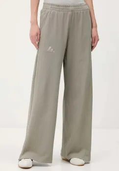 adidas pantaloni de trening All Szn Winterized culoarea verde, uni, KA5352 imagine