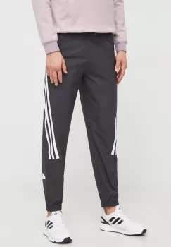 adidas pantaloni de trening culoarea negru, cu imprimeu imagine