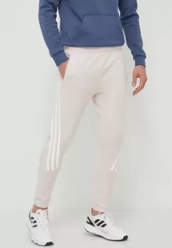 adidas pantaloni de trening culoarea roz, cu imprimeu, IR9155 imagine