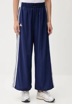 adidas pantaloni de trening Essentials culoarea bleumarin, cu imprimeu, JV5328 imagine