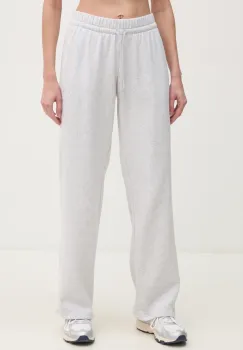 adidas pantaloni de trening Essentials culoarea gri, melanj, JI6050 imagine