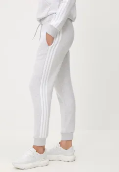 adidas pantaloni de trening Essentials culoarea gri, melanj, JX2546 imagine