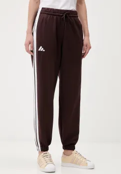 adidas pantaloni de trening Essentials culoarea maro, JY3069 imagine