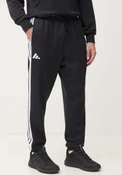 adidas pantaloni de trening Essentials culoarea negru, cu imprimeu, JD1881 imagine