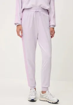 adidas pantaloni de trening Essentials culoarea violet, uni, JE1189 imagine