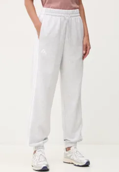 adidas pantaloni de trening Essentials femei, culoarea gri, modelator, IN6178 imagine