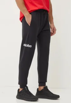 adidas pantaloni de trening Essentials Linear culoarea negru, cu imprimeu, JN1799 imagine