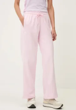 adidas pantaloni de trening Essentials Small Logo Feel Cozy culoarea roz, uni, JI6053 imagine