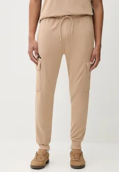adidas pantaloni de trening Feelcozy culoarea bej, uni, JX3332 imagine