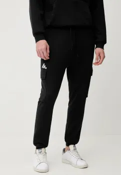 adidas pantaloni de trening Feelcozy culoarea negru, uni, JE3865 imagine