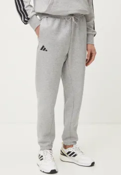 adidas pantaloni de trening Future Icons culoarea gri, melanj, JI8767 imagine