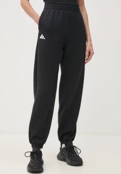 adidas pantaloni de trening Future Icons culoarea negru, neted, JE3977 imagine