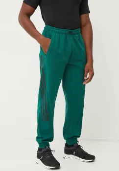 adidas pantaloni de trening Future Icons culoarea verde, cu imprimeu, IW6089 imagine