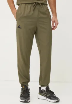 adidas pantaloni de trening M STANFRD E PT culoarea verde, uni, JF1102 imagine