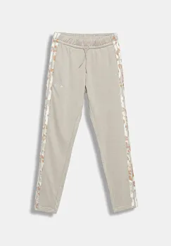 adidas pantaloni de trening pentru copii culoarea gri, cu imprimeu, KC5416 imagine