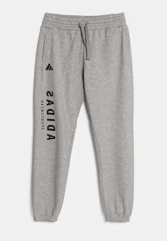 adidas pantaloni de trening pentru copii culoarea gri, melanj, JC7640 imagine
