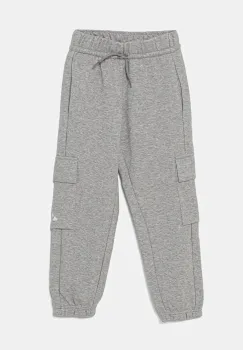 adidas pantaloni de trening pentru copii culoarea gri, melanj, JV9996 imagine