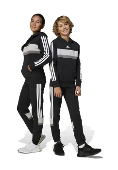 adidas pantaloni de trening pentru copii culoarea negru, cu imprimeu, JC7486 imagine