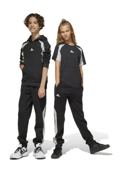 adidas pantaloni de trening pentru copii culoarea negru, cu imprimeu, JC7531 imagine