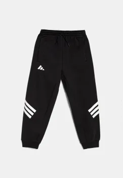 adidas pantaloni de trening pentru copii culoarea negru, cu imprimeu, JD1298 imagine