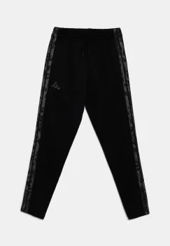 adidas pantaloni de trening pentru copii culoarea negru, cu imprimeu, KC5412 imagine