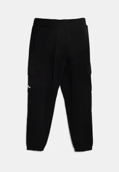 adidas pantaloni de trening pentru copii culoarea negru, neted, JC9762 imagine