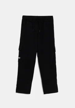adidas pantaloni de trening pentru copii culoarea negru, uni, JC9738 imagine